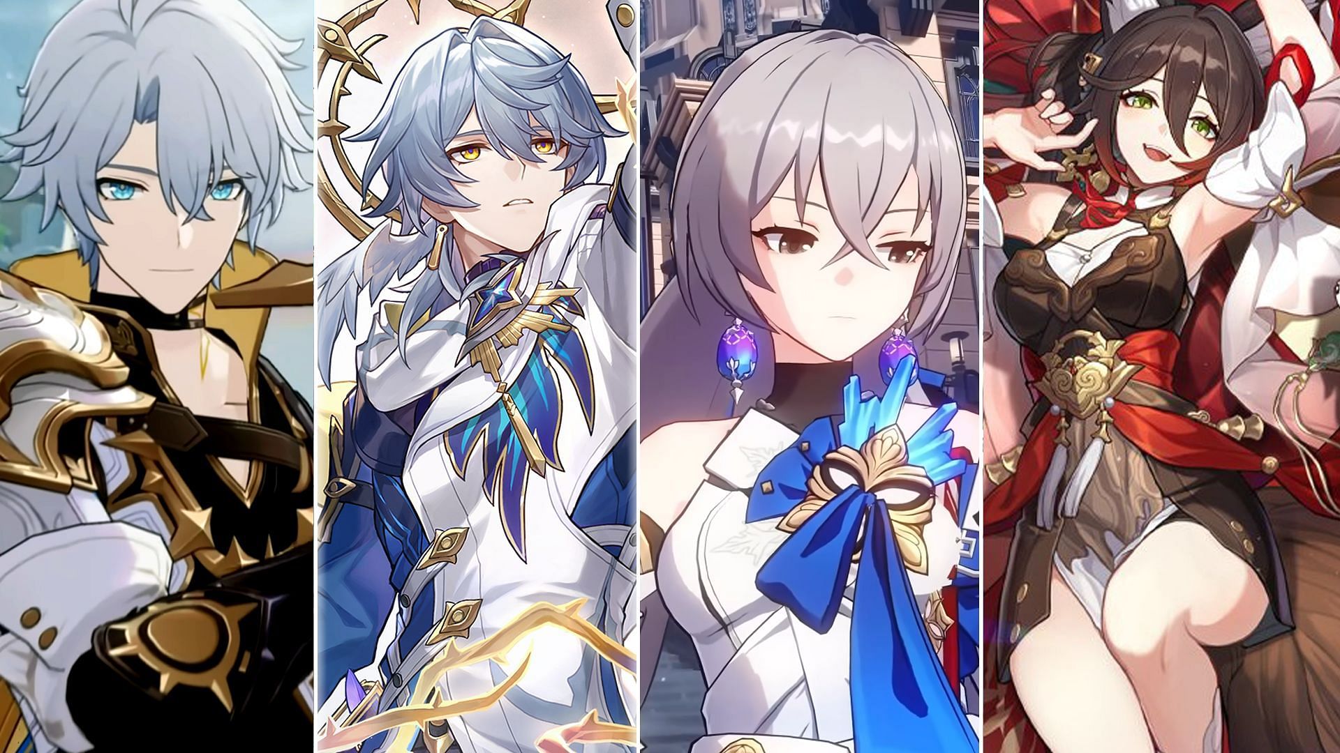 Phainon, Sunday, Bronya, Tingyun (Image via HoYoverse)